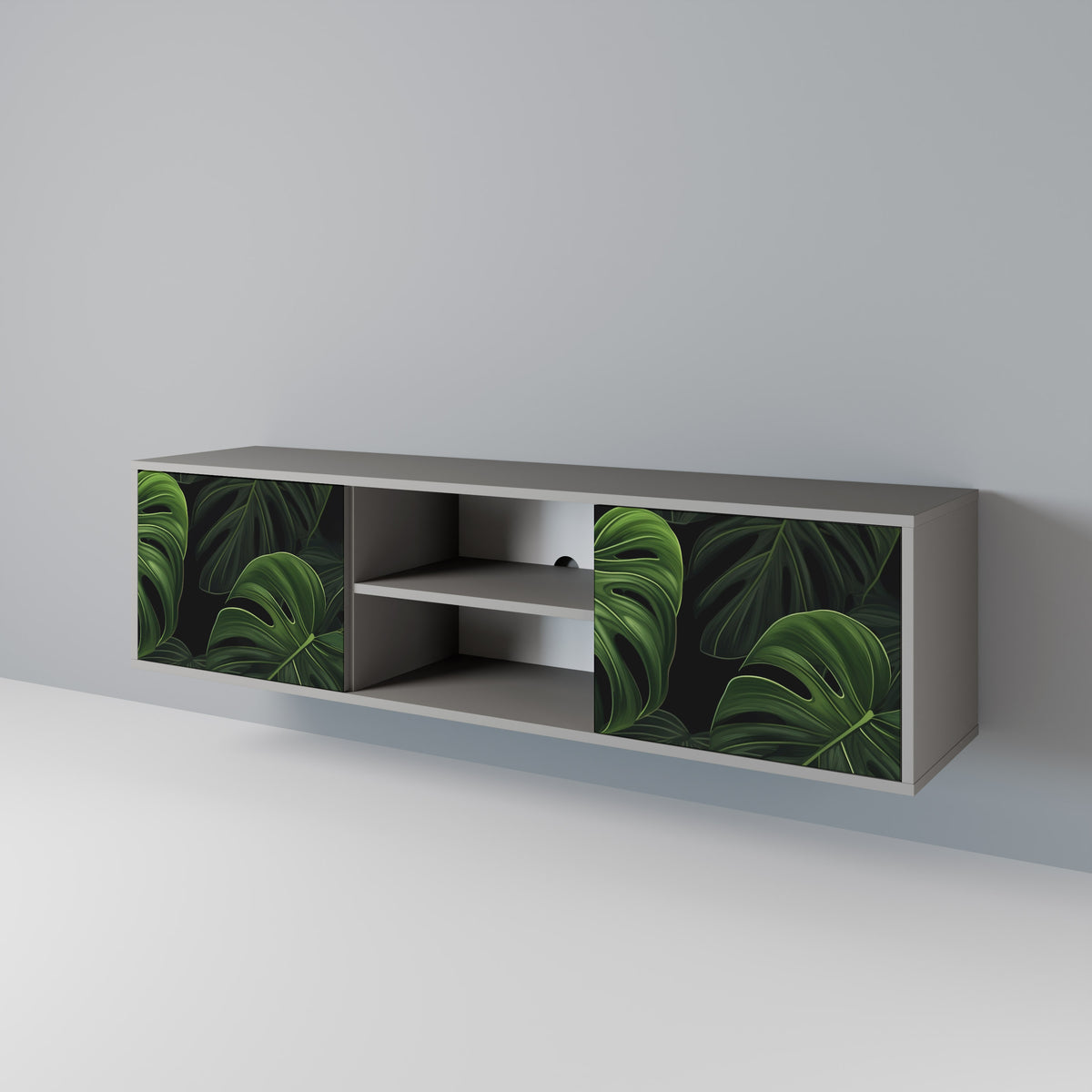INFINITE MONSTERA Móvel de TV de 2 Portas