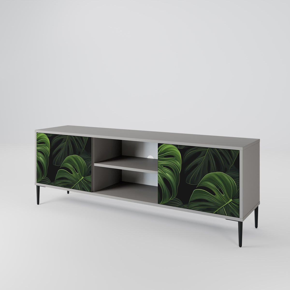 INFINITE MONSTERA Móvel de TV de 2 Portas