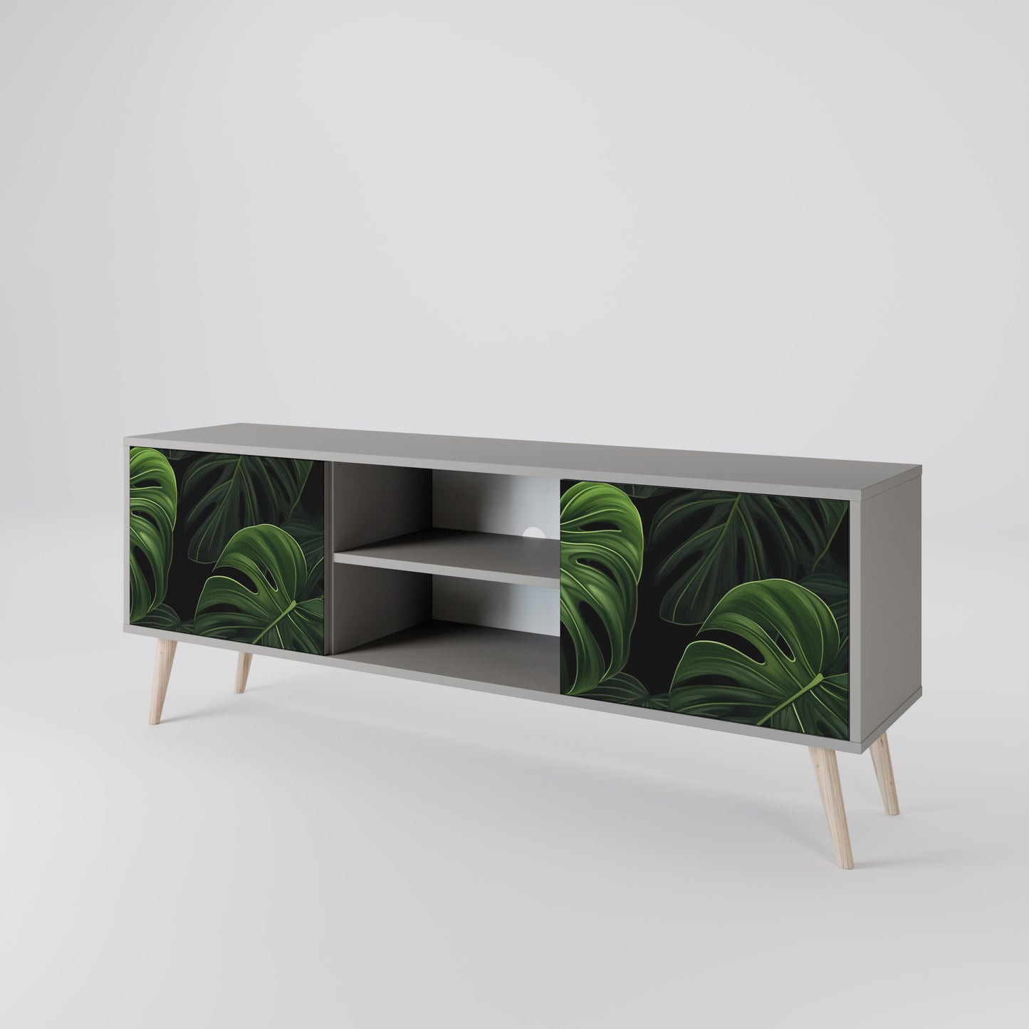 INFINITE MONSTERA Móvel de TV de 2 Portas