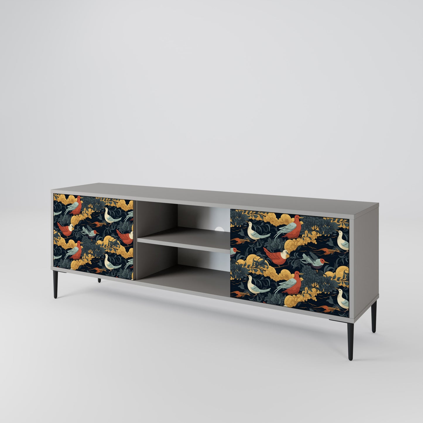FOWLY DAZE 2-Door TV Cabinet