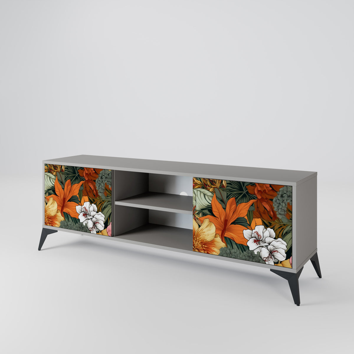 RADIANT FLORA Móvel de TV de 2 Portas