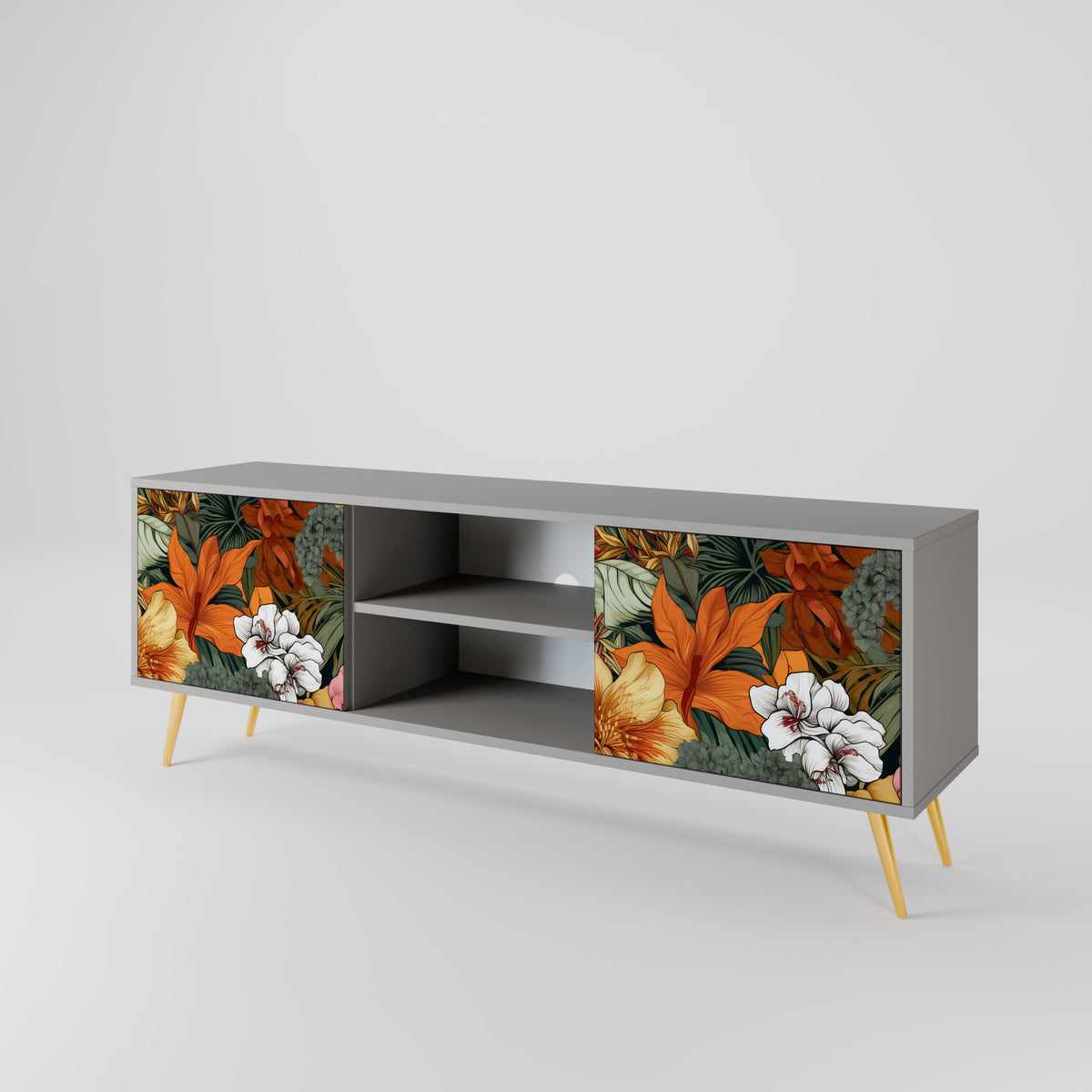 RADIANT FLORA Móvel de TV de 2 Portas