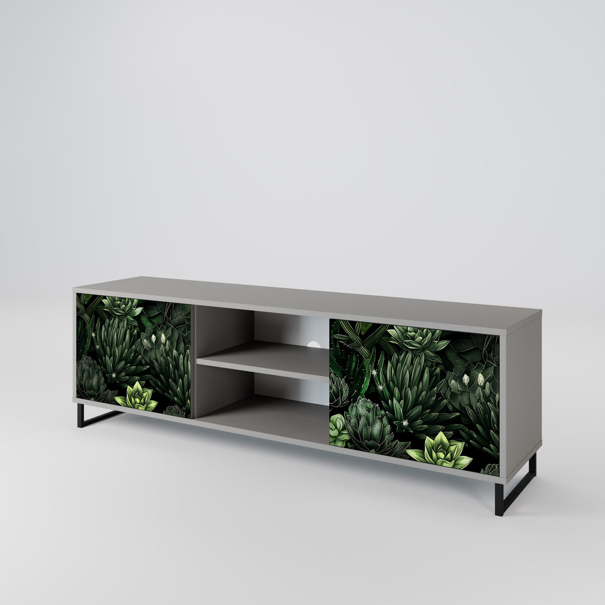 SUCCULENT JUNGLE Móvel de TV de 2 Portas
