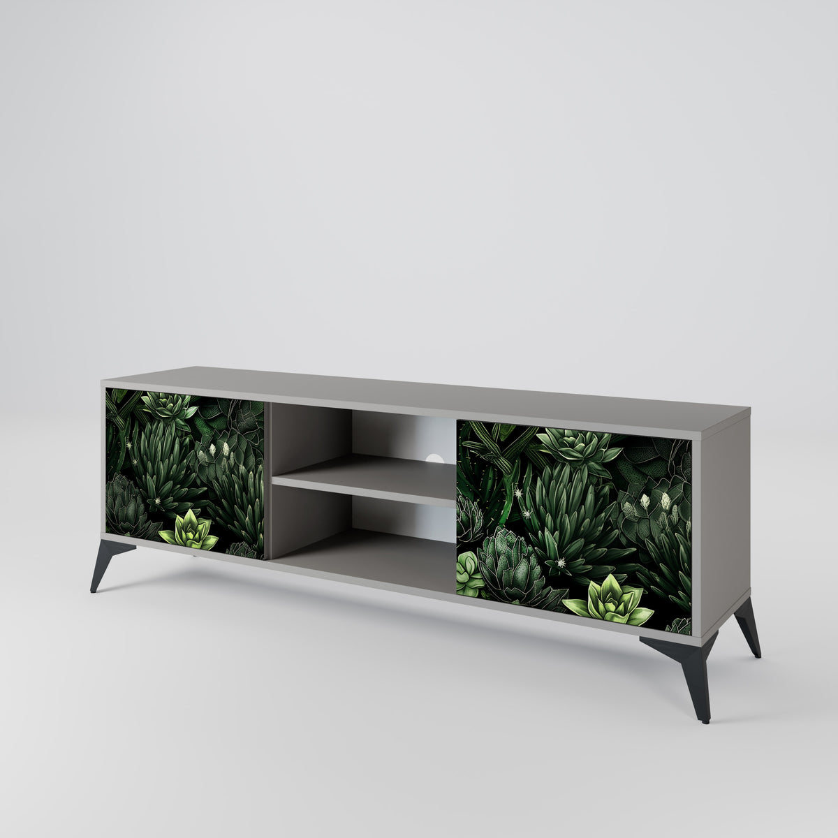 SUCCULENT JUNGLE Móvel de TV de 2 Portas