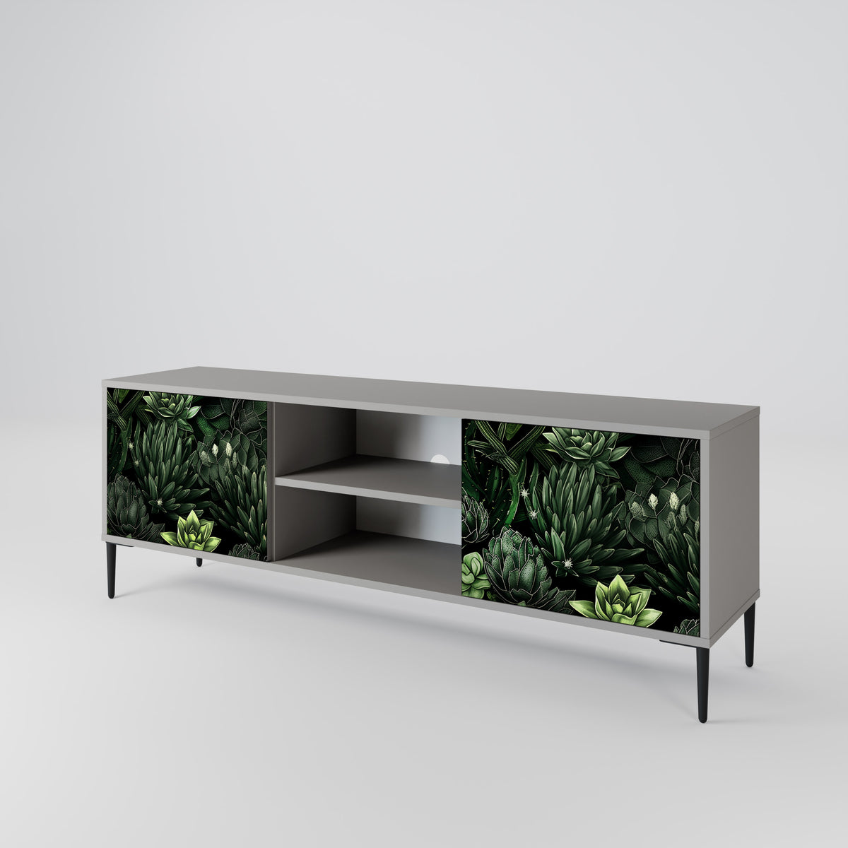 SUCCULENT JUNGLE Móvel de TV de 2 Portas
