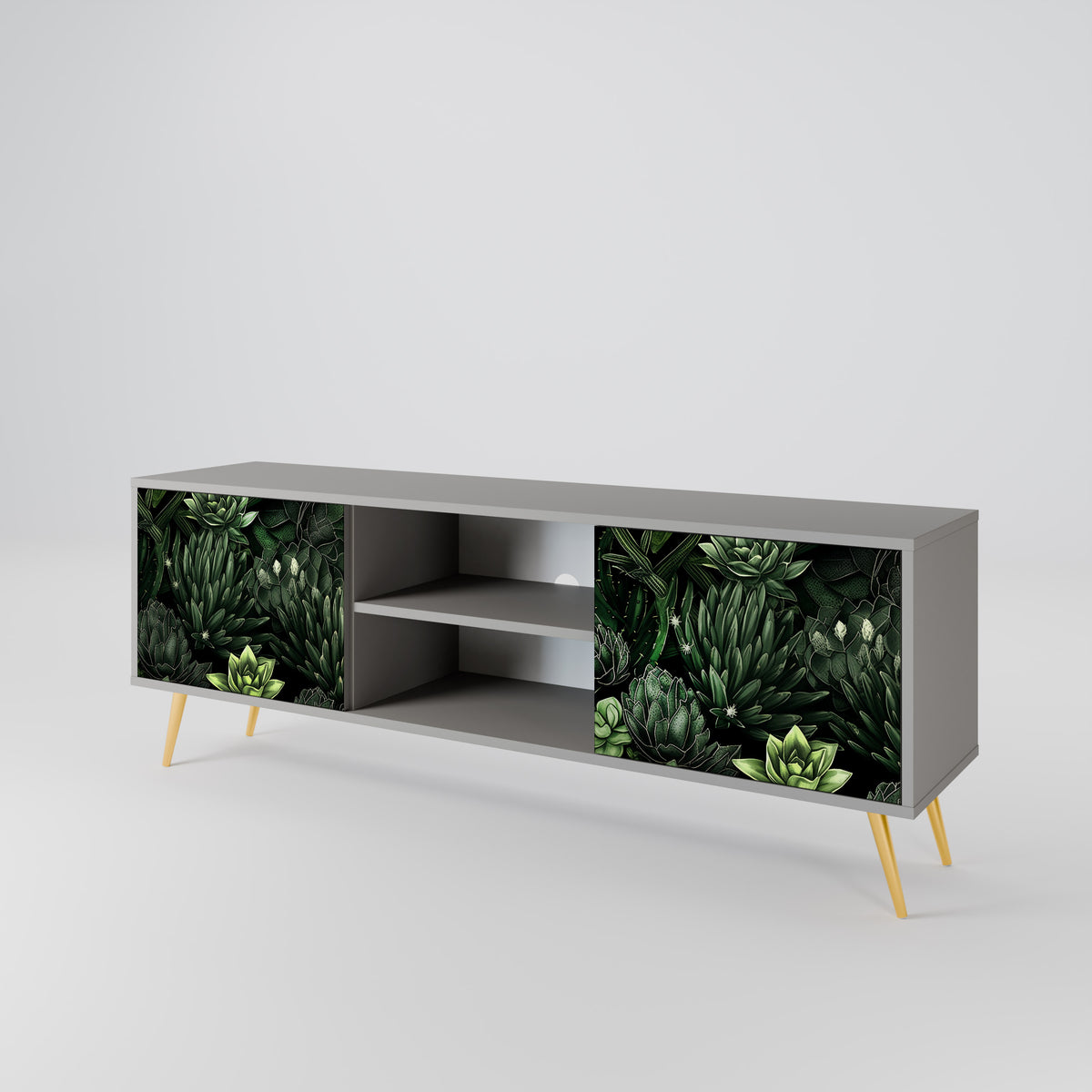 SUCCULENT JUNGLE Móvel de TV de 2 Portas