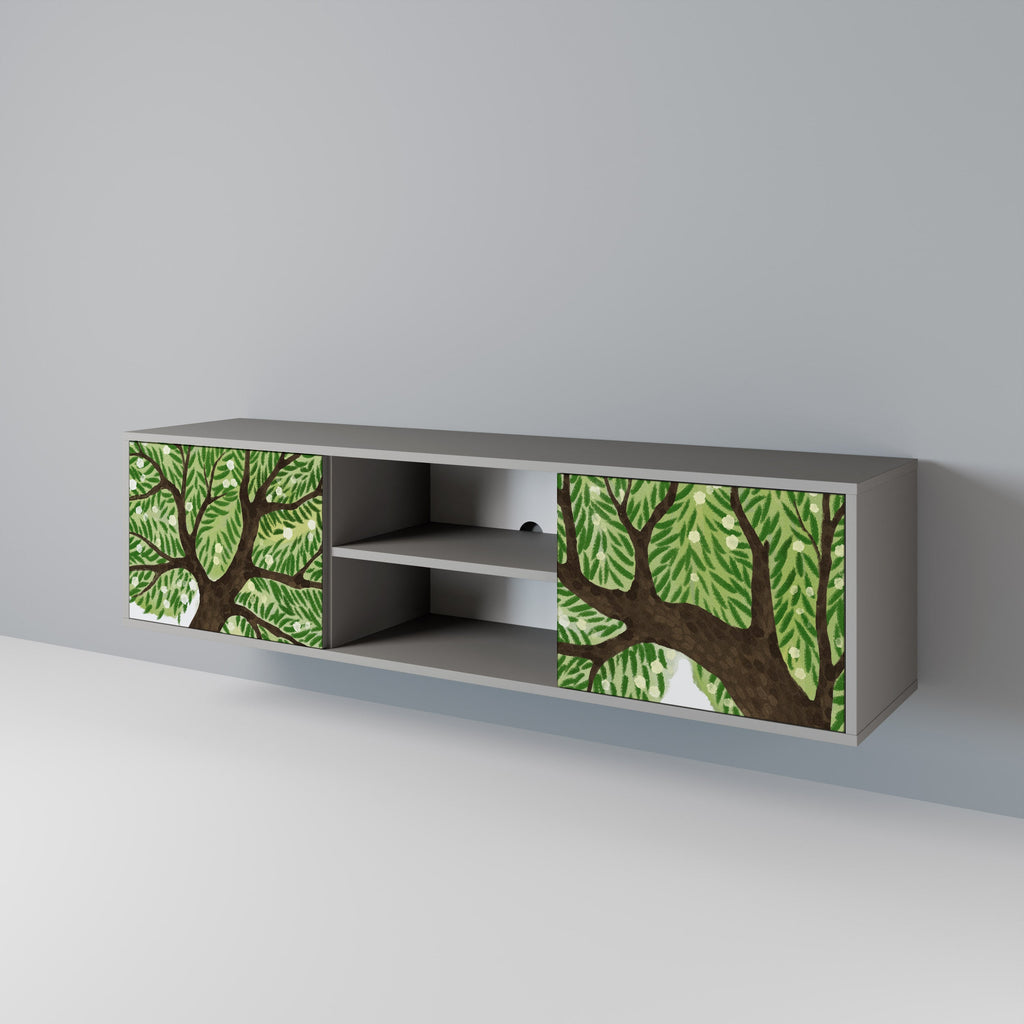 WILDERNESS DASH Móvel de TV com 2 Portas em Acabamento Cinzento