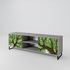 WILDERNESS DASH Móvel de TV com 2 Portas em Acabamento Cinzento