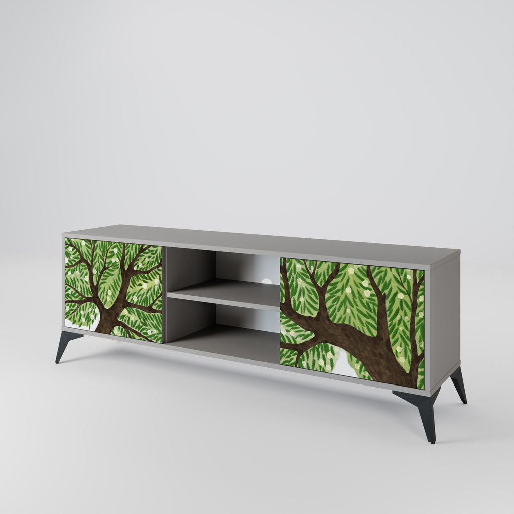 WILDERNESS DASH Móvel de TV com 2 Portas em Acabamento Cinzento