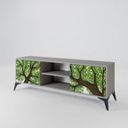 WILDERNESS DASH Móvel de TV com 2 Portas em Acabamento Cinzento