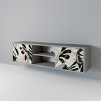 VERDURE FORMATION Móvel de TV com 2 Portas em Acabamento Cinzento