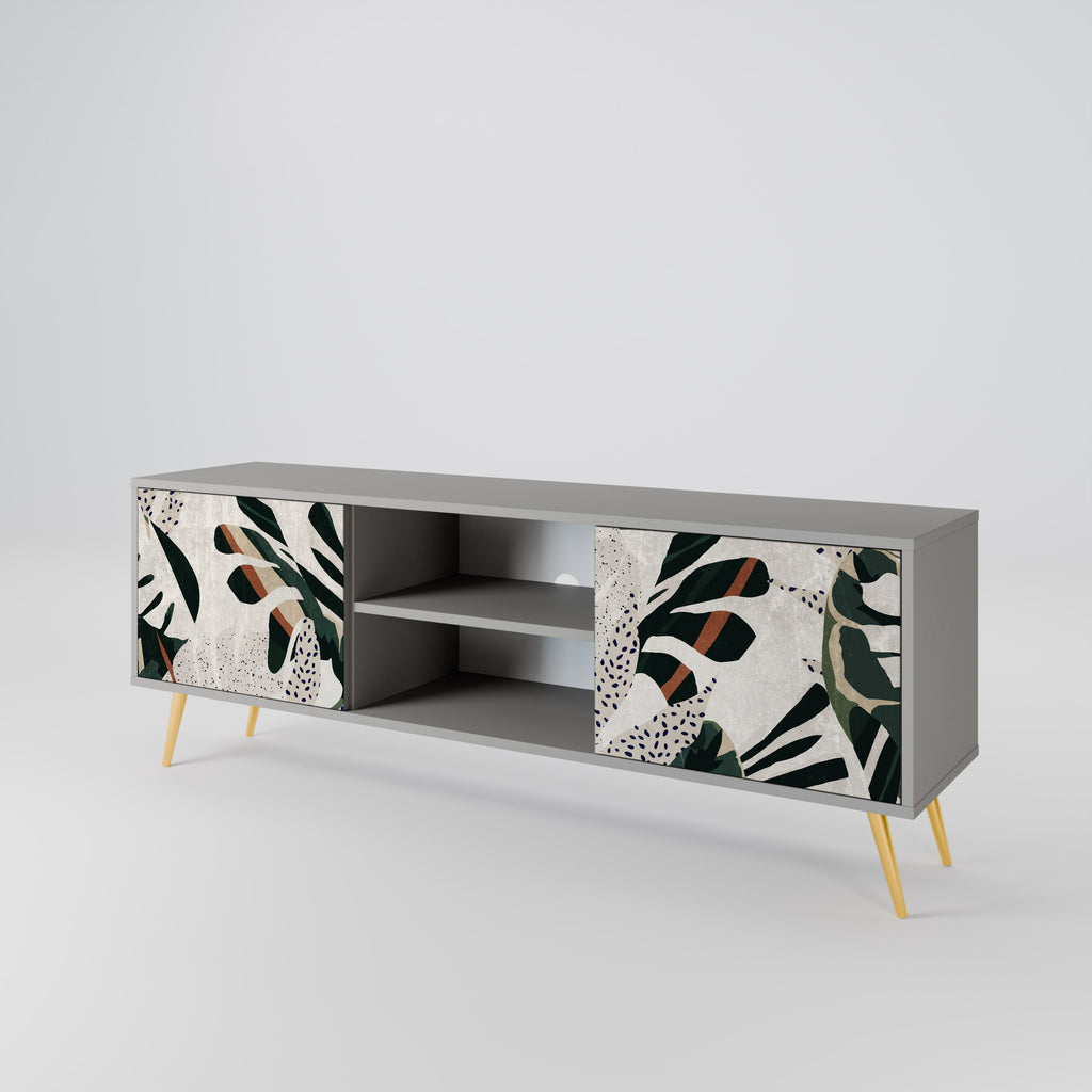 VERDURE FORMATION Móvel de TV com 2 Portas em Acabamento Cinzento