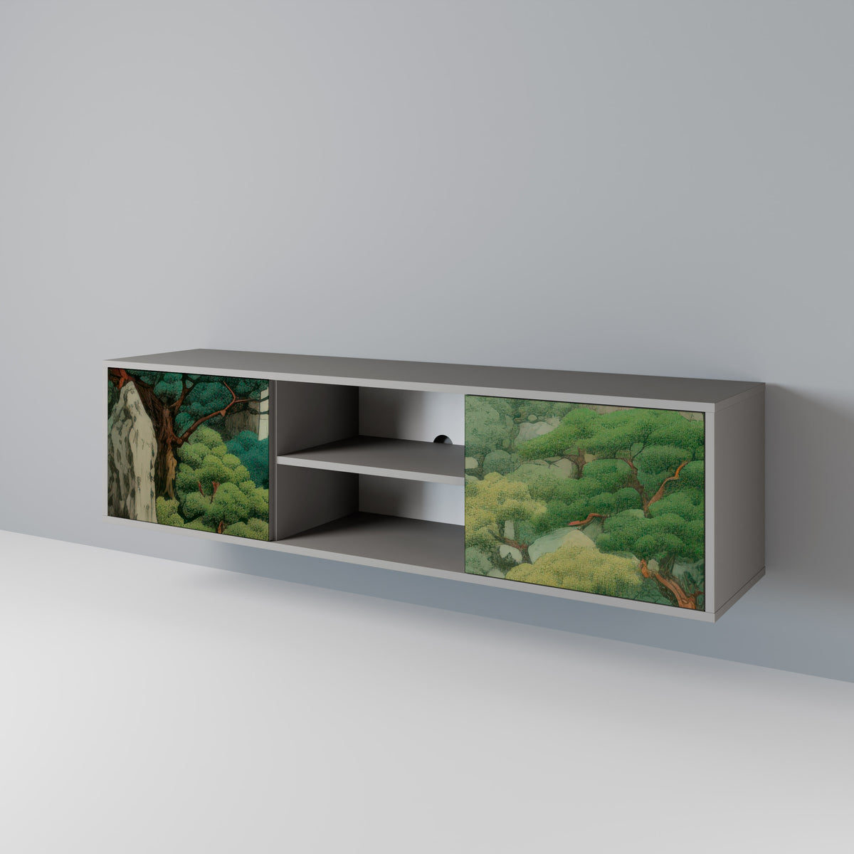 VERDURE ABYSS Móvel de TV de 2 Portas