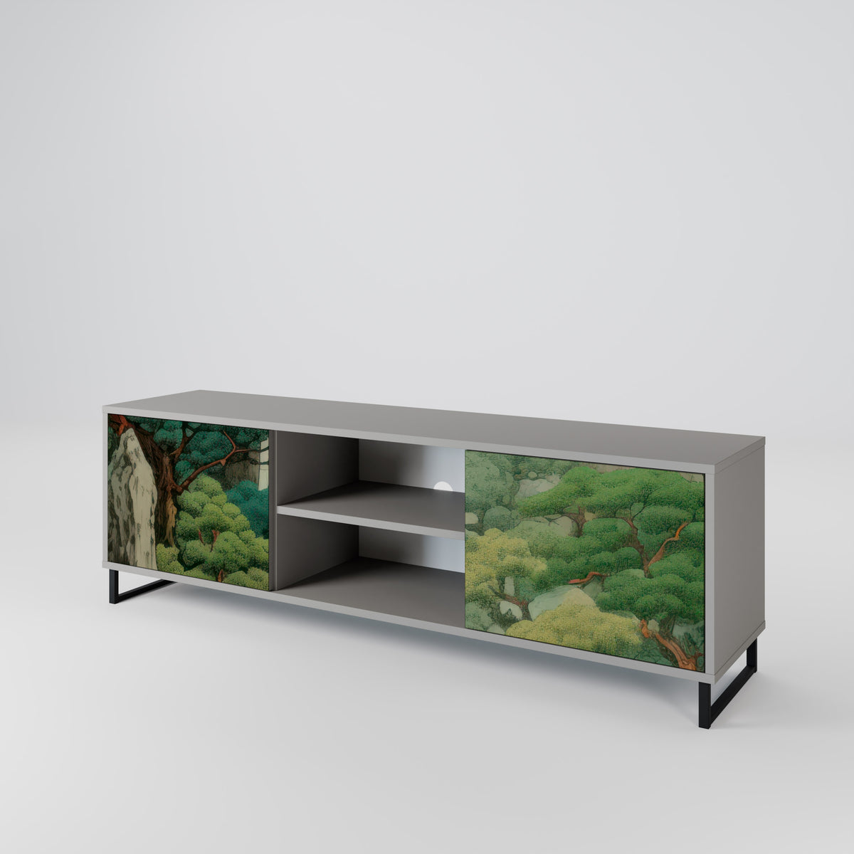VERDURE ABYSS Móvel de TV de 2 Portas