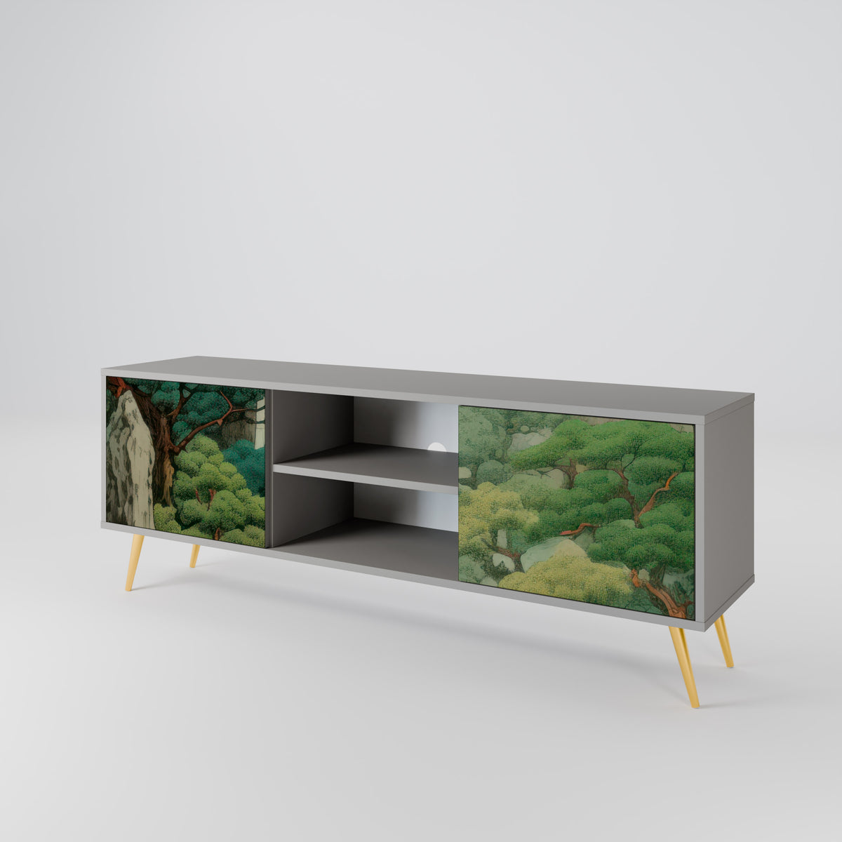 VERDURE ABYSS Móvel de TV de 2 Portas
