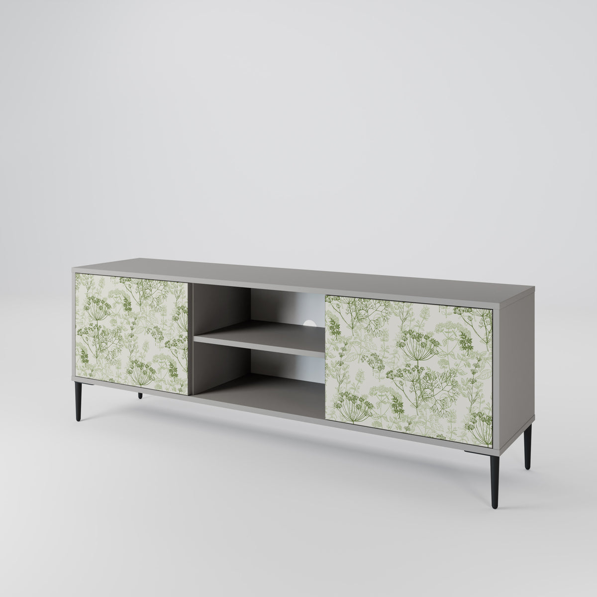 FENNEL BALDACHIN Móvel de TV de 2 Portas