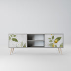 ELEGANT BOTANICS 2-Door TV Stand in Grey Finish