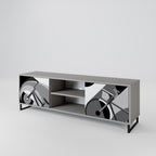 BIKE ENERGY Móvel de TV com 2 Portas em Acabamento Cinzento