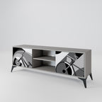 BIKE ENERGY Móvel de TV com 2 Portas em Acabamento Cinzento