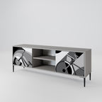 BIKE ENERGY Móvel de TV com 2 Portas em Acabamento Cinzento