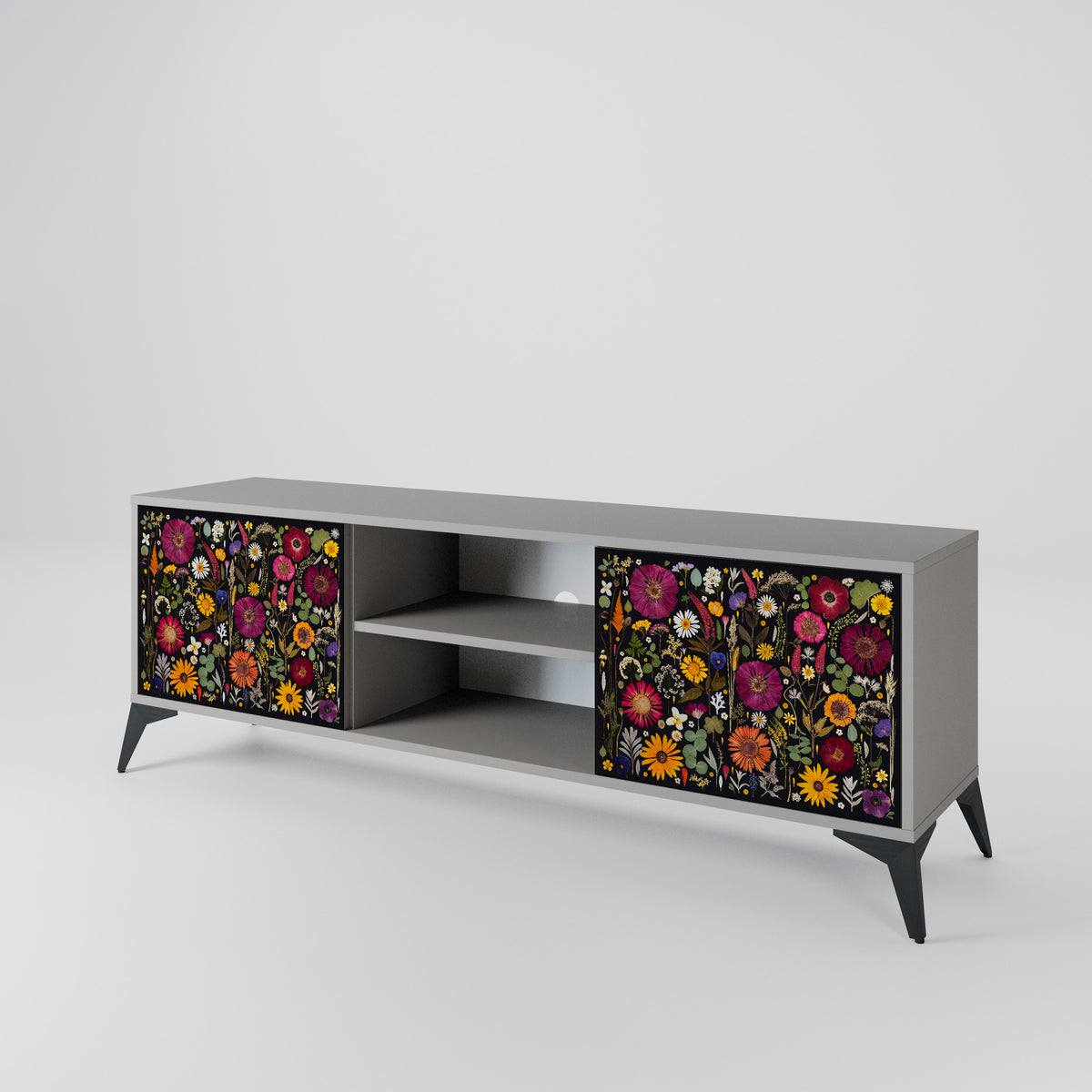 MIDNIGHT GARDEN 2-Door TV Cabinet