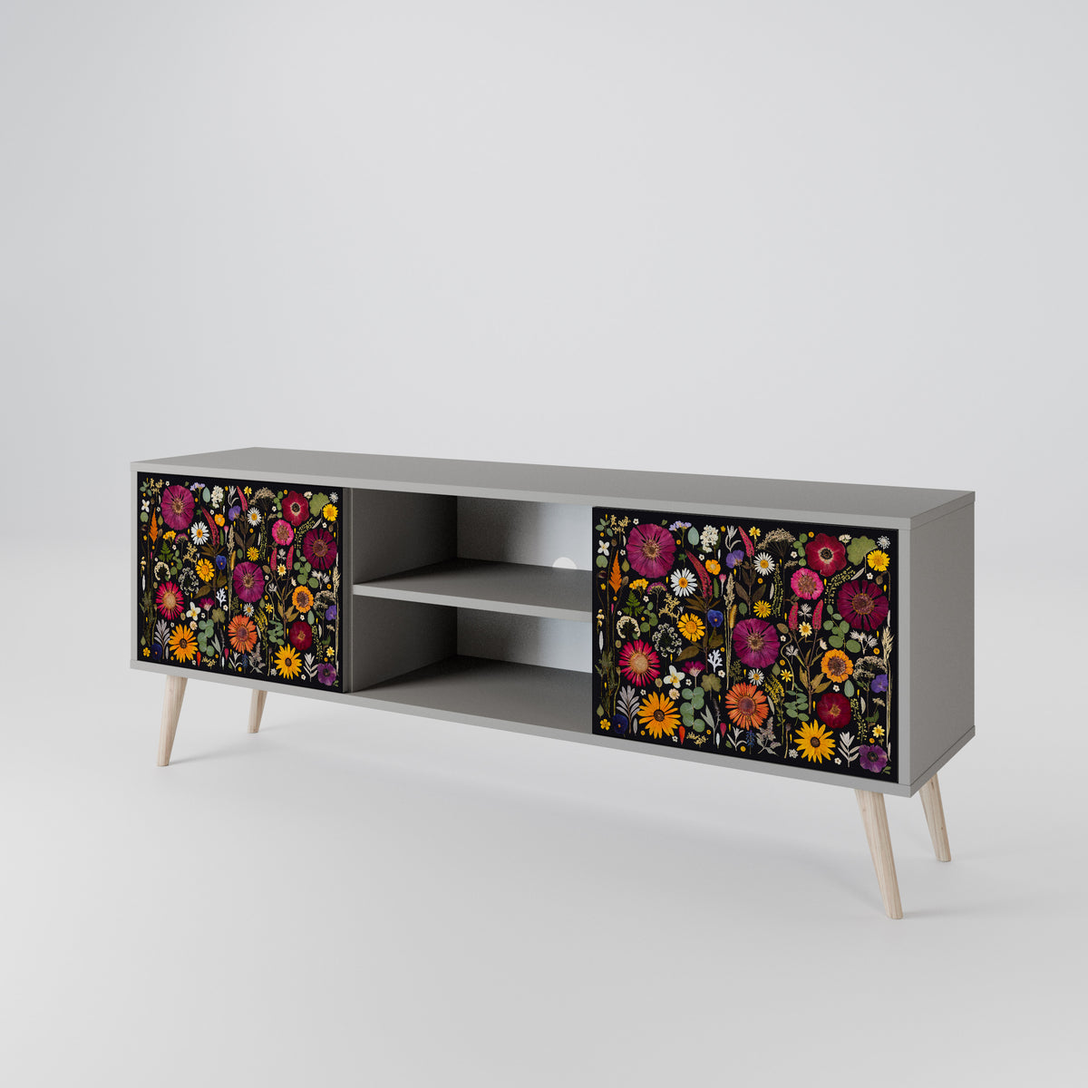 MIDNIGHT GARDEN 2-Door TV Cabinet