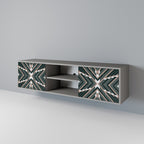 DIMENSION DELIGHTS Móvel de TV com 2 Portas em Acabamento Cinzento