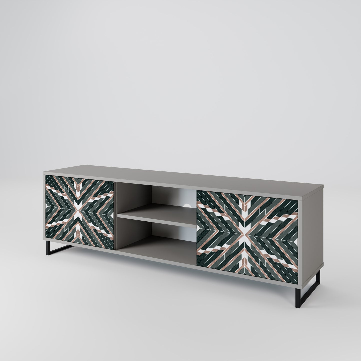 DIMENSION DELIGHTS 2-Door TV Cabinet