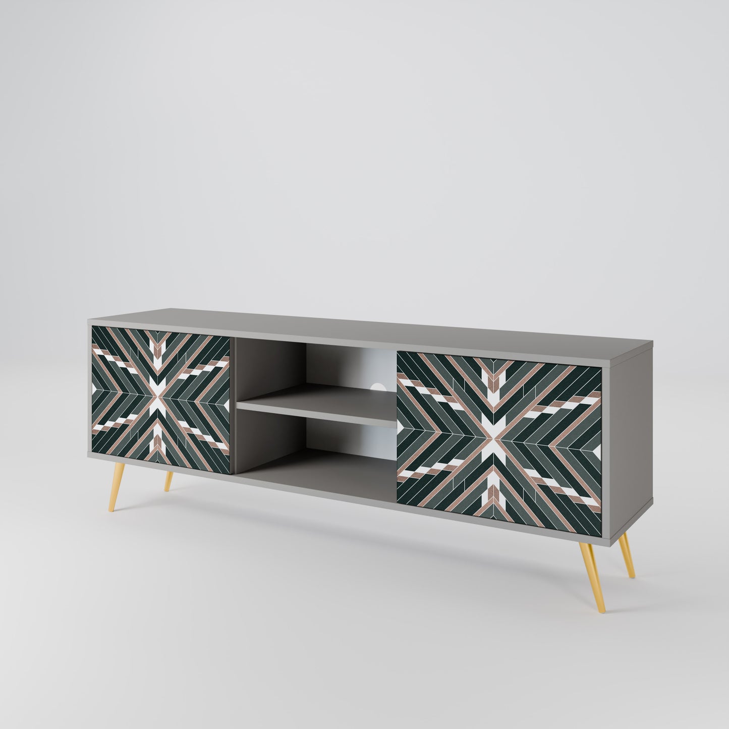 DIMENSION DELIGHTS 2-Door TV Cabinet