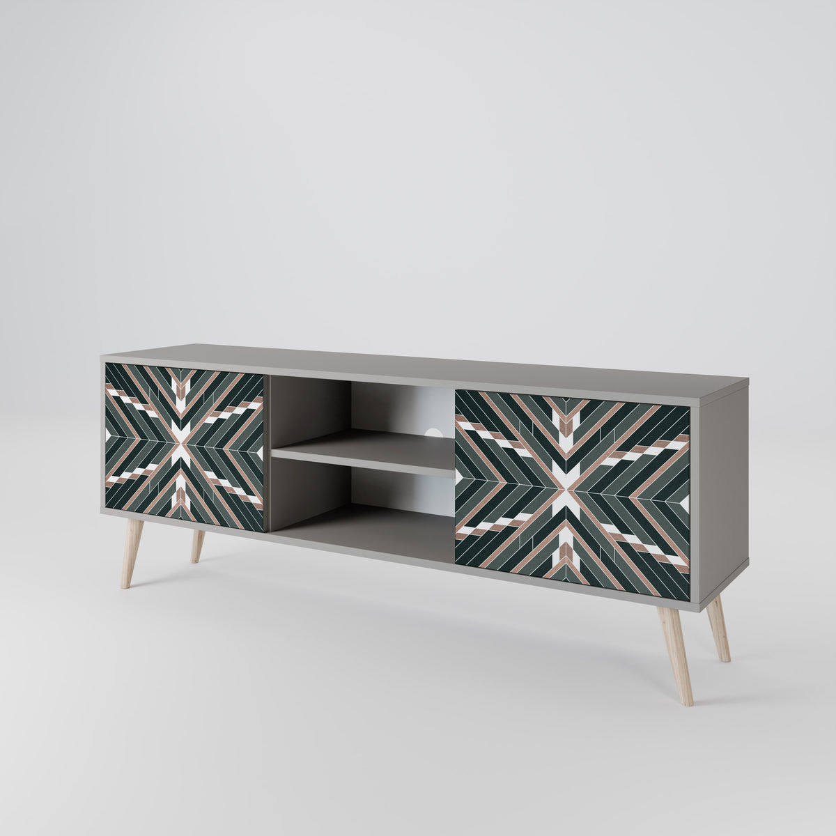 DIMENSION DELIGHTS 2-Door TV Cabinet