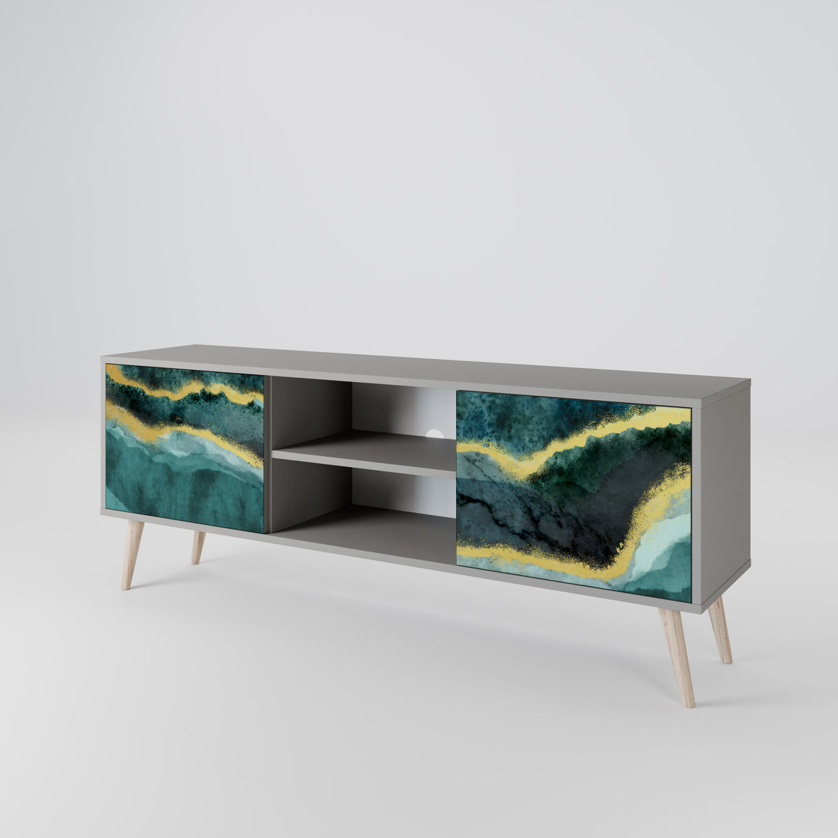 GOLDRUSH ODYSSEY 2-Door TV Cabinet