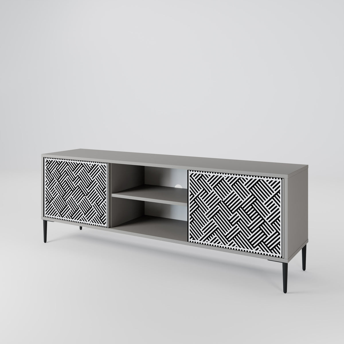 TEMPORARY SEQUENCE 2-Door TV Cabinet