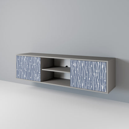 GRAPHITE RAIN Móvel de TV de 2 Portas
