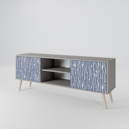 GRAPHITE RAIN Móvel de TV de 2 Portas