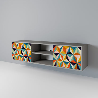 TESSELATE TREASURES 2-Door TV Cabinet
