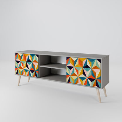 TESSELATE TREASURES 2-Door TV Cabinet