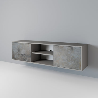 CONCRETE WALL Móvel de TV de 2 Portas