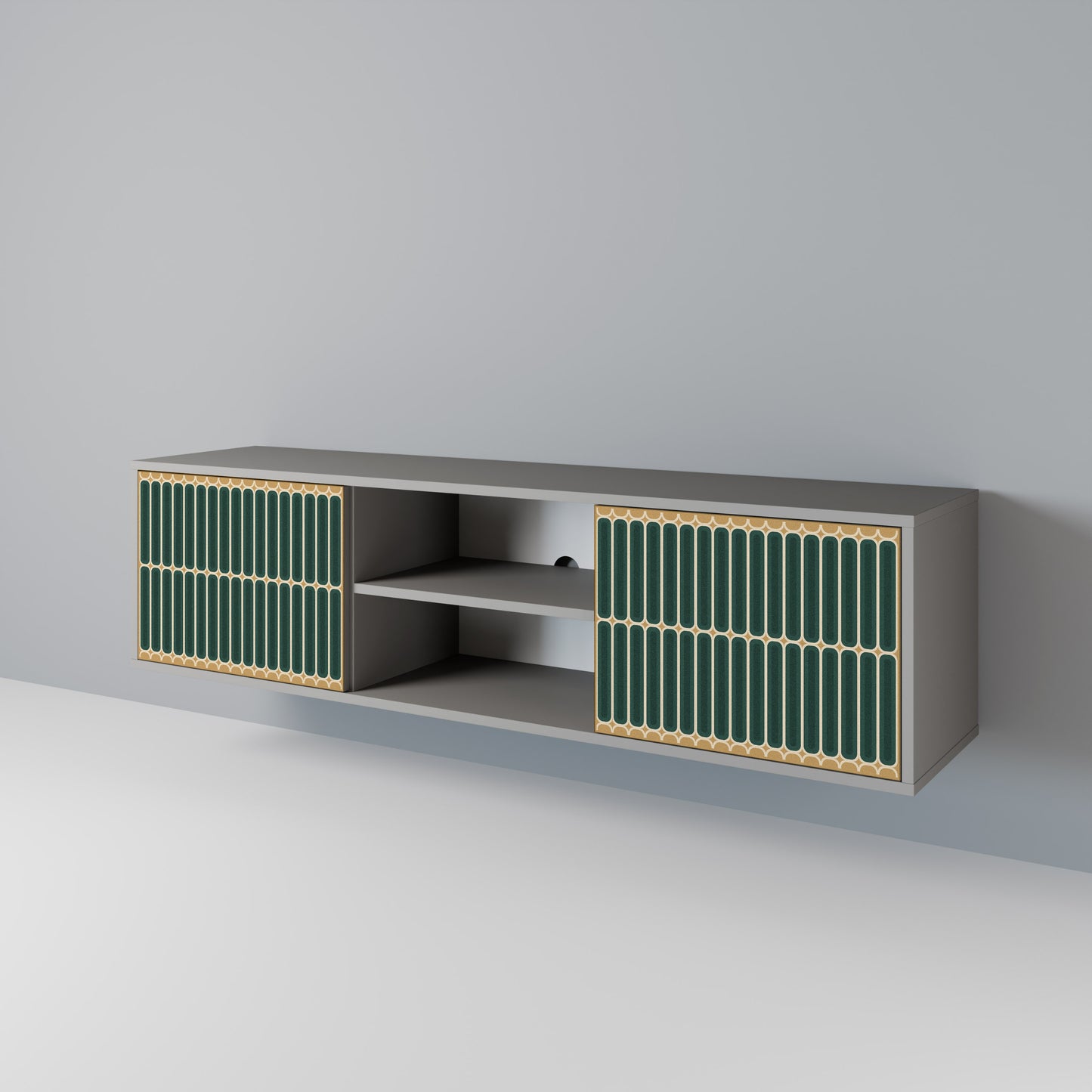 ILUSION GATE 2-Door TV Cabinet