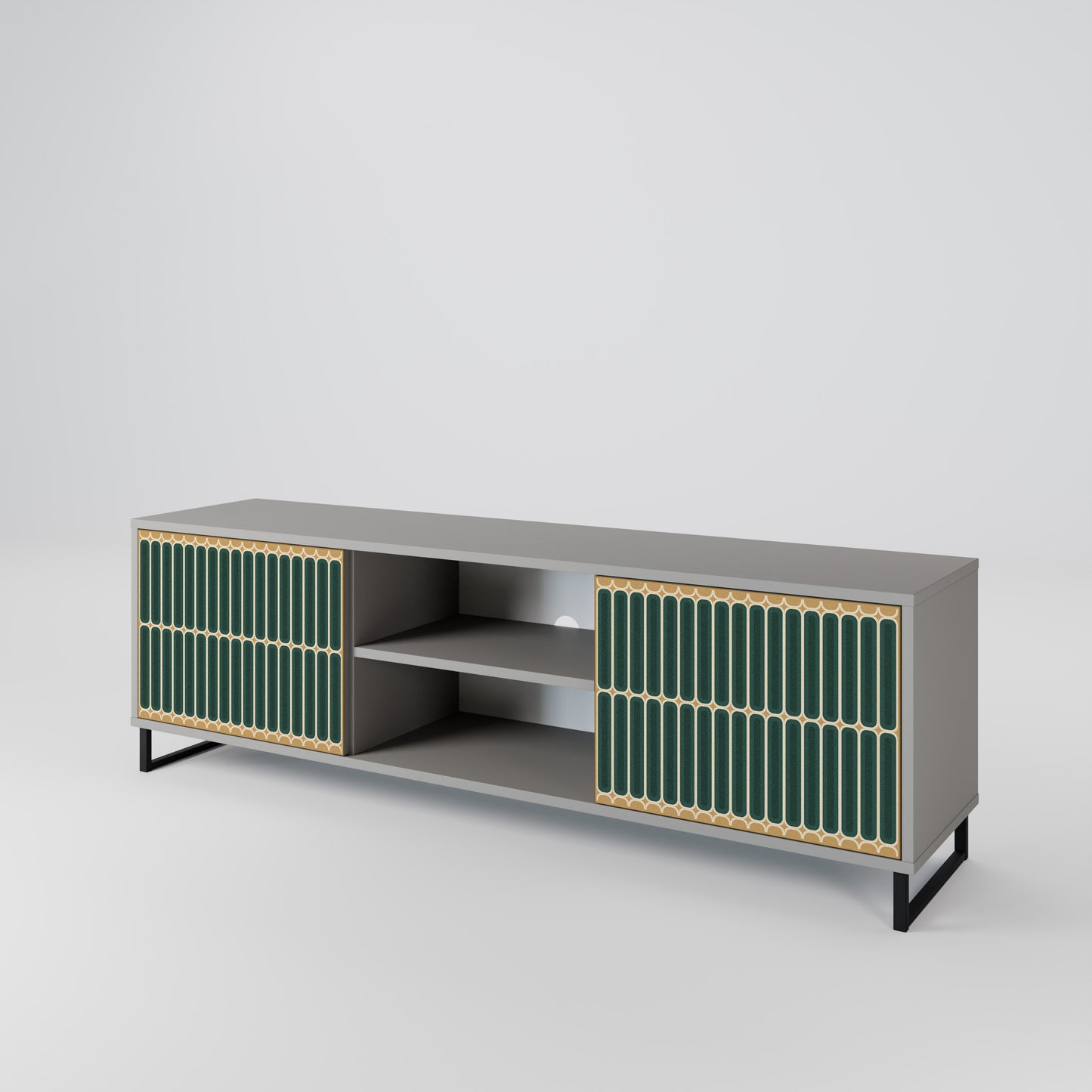 ILUSION GATE 2-Door TV Cabinet