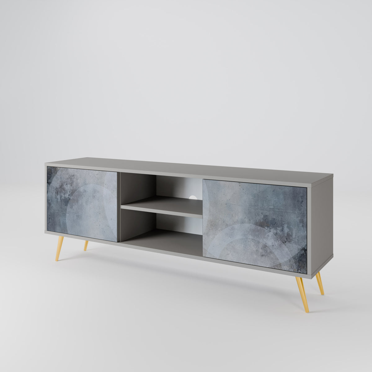 MUTED ARC 2-Door TV Cabinet