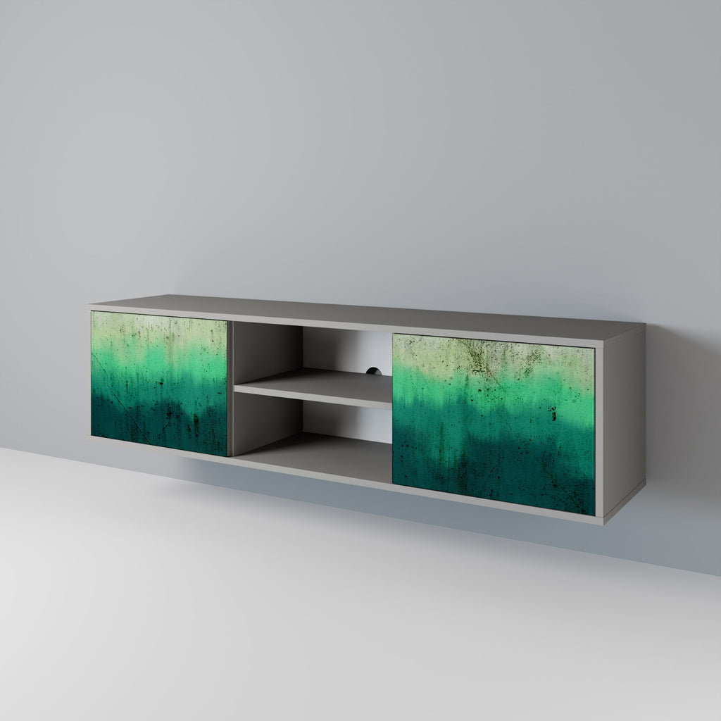 NORTHERN LIGHTS Móvel de TV com 2 Portas em Acabamento Cinzento