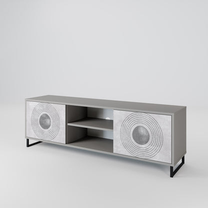 SOLID CIRCLES 2-Door TV Cabinet
