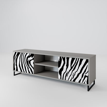 SPLENDID ZEBRA Móvel de TV de 2 Portas