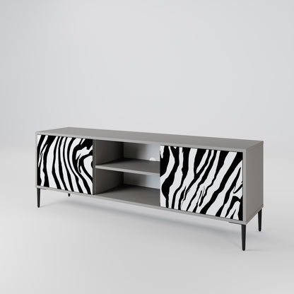SPLENDID ZEBRA Móvel de TV de 2 Portas