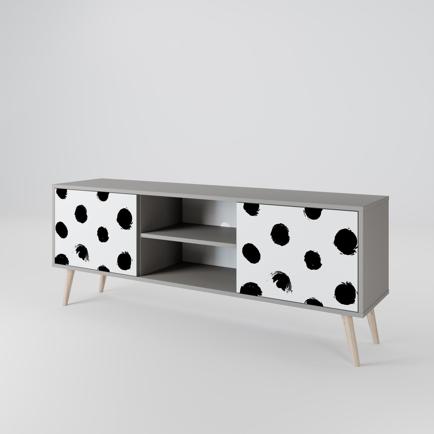 SLIPPING MINUTES 2-Door TV Cabinet