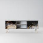 MARBLE OF TOMMORROW Móvel de TV com 2 Portas em Acabamento Cinzento