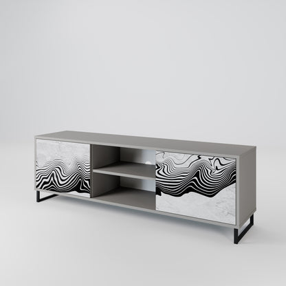 MONOCHROME MIRAGE 2-Door TV Cabinet
