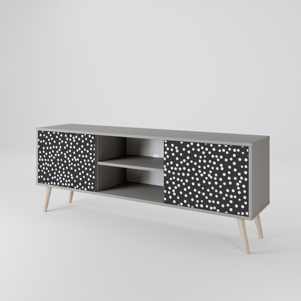 BLINDING LIGHTS Móvel de TV com 2 Portas em Acabamento Cinzento