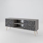 BLINDING LIGHTS Móvel de TV com 2 Portas em Acabamento Cinzento