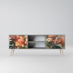 STYLISH BEAUTY Móvel de TV com 2 Portas em Acabamento Cinzento